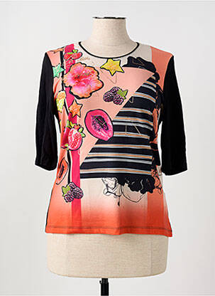 T-shirt noir BARBARA LEBEK pour femme