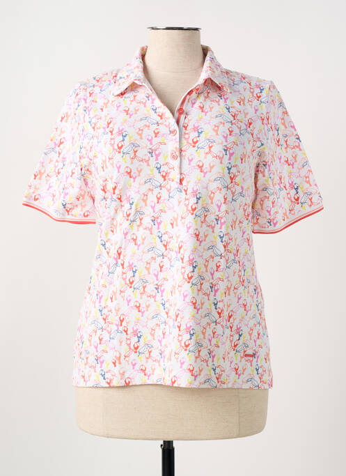 Polo orange RABE pour femme