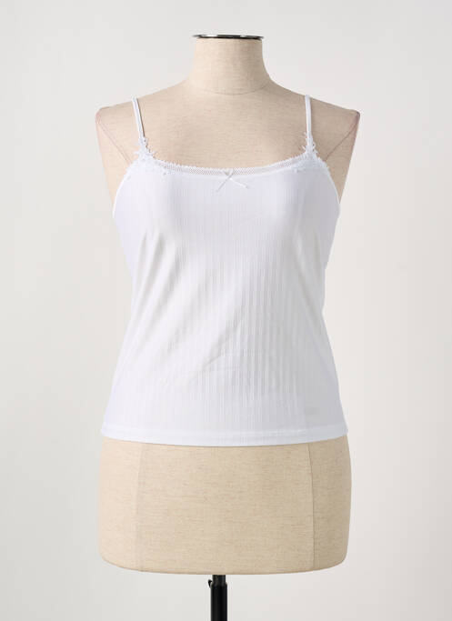Top/Caraco blanc MEY pour femme