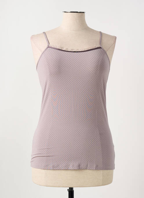 Top/Caraco marron MEY pour femme