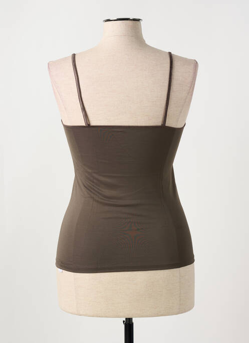 Top/Caraco marron MEY pour femme