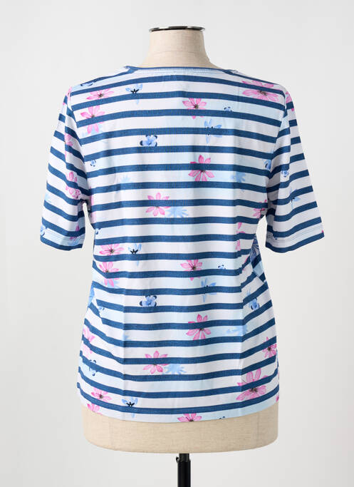 T-shirt bleu BE AND BE THOUCH DOWN pour femme