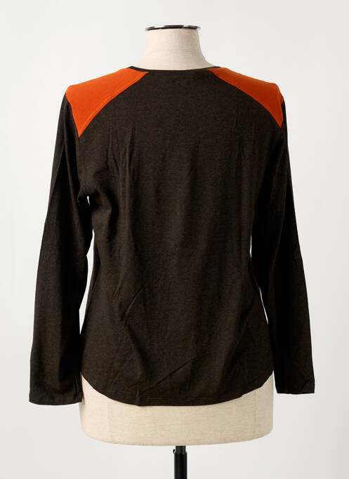 T-shirt marron CHRISTIAN MARRY pour femme