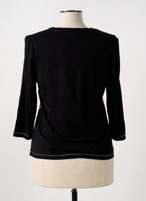 T-shirt noir BARBARA LEBEK femme