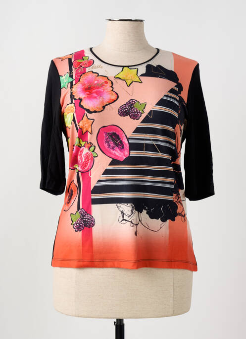 T-shirt noir BARBARA LEBEK pour femme