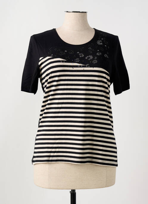 T-shirt noir BARBARA LEBEK femme