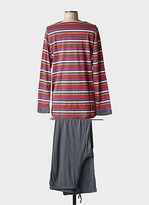 Pyjama tissage jersey gris CANAT femme