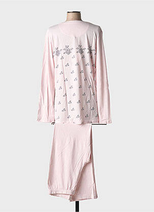 Pyjama tissage jersey rose CANAT femme