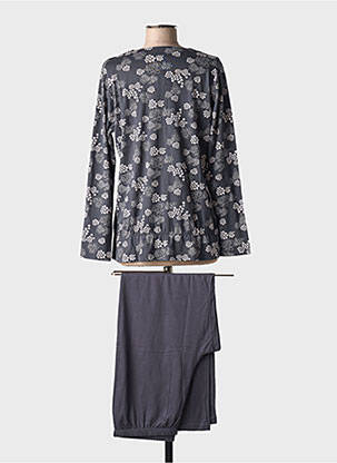 Pyjama tissage jersey gris CANAT femme