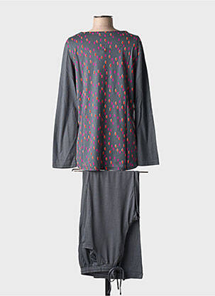 Pyjama tissage jersey gris CANAT femme