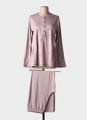 Pyjama tissage jersey violet CANAT femme