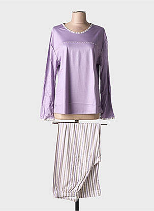 Pyjama tissage jersey violet MEY femme