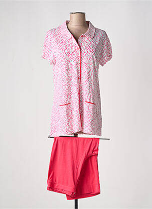Pyjama tissage jersey rouge CANAT femme
