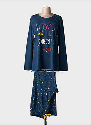 Pyjama bleu HAJO pour femme