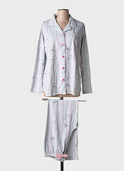 Pyjama gris HAJO pour femme seconde vue