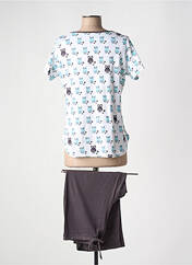 Pyjama marron CANAT pour femme seconde vue