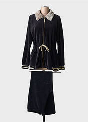 Pyjama noir CANAT pour femme seconde vue