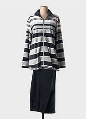 Pyjama noir HAJO pour femme seconde vue