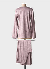 Pyjama rose CANAT pour femme seconde vue