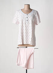 Pyjama rose CANAT pour femme seconde vue