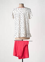 Pyjama rouge CANAT pour femme seconde vue