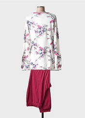 Pyjama rouge HAJO pour femme seconde vue