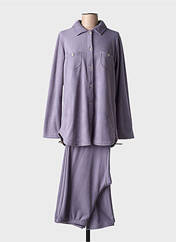 Pyjama violet CANAT pour femme seconde vue