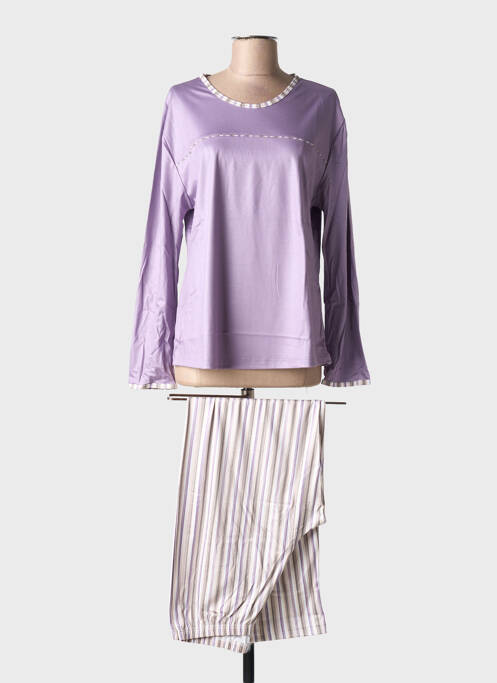 Pyjama tissage jersey violet MEY femme