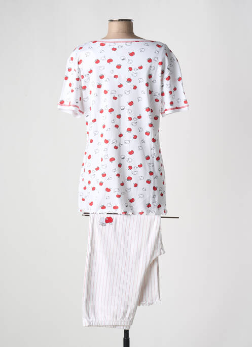 Pyjama blanc CANAT pour femme