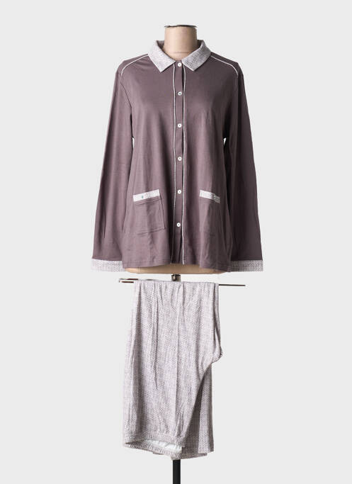 Pyjama marron CANAT pour femme