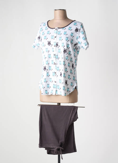 Pyjama marron CANAT pour femme