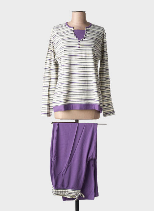 Pyjama violet HAJO pour femme