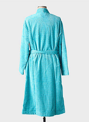 Robe de chambre manches longues bleu HAJO femme