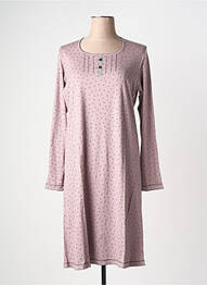 Chemise de nuit manches longues violet CANAT femme