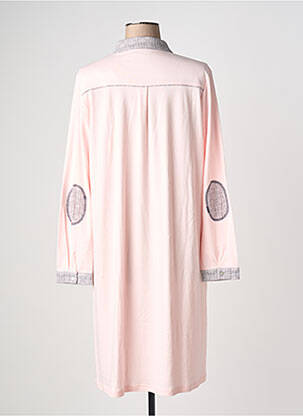 Chemise de nuit manches longues rose CANAT femme