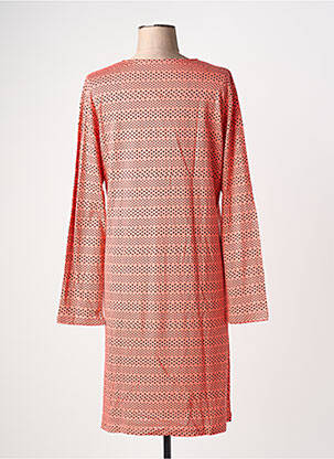Chemise de nuit imprimé pois orange CANAT femme