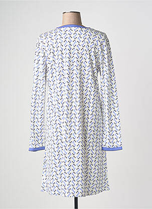 Chemise de nuit col v blanc CANAT femme