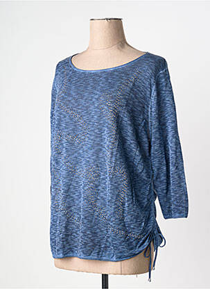 T-shirt manches 3/4 manches 3/4 bleu RABE femme