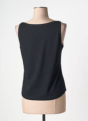 Débardeur stretch sans manche noir CHRISTIAN MARRY femme