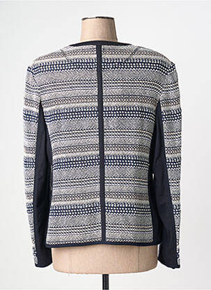 Veste casual col rond noir BARBARA LEBEK femme