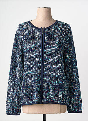 Veste casual col rond bleu RABE femme