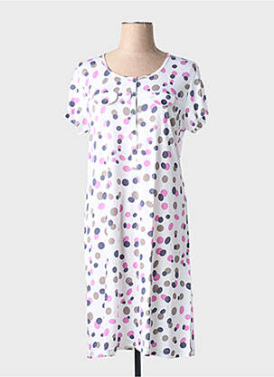 Chemise de nuit blanc CANAT femme