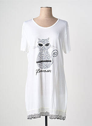 Chemise de nuit blanc HAJO femme