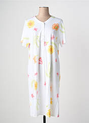Chemise de nuit blanc PILL femme seconde vue
