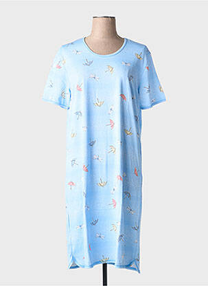 Chemise de nuit bleu HAJO femme
