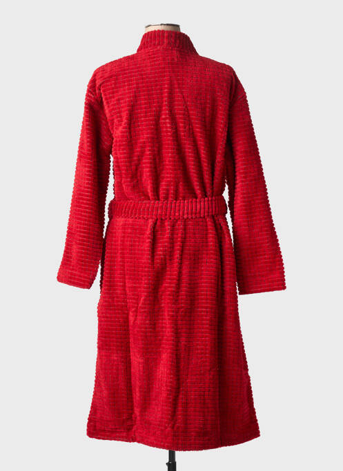Robe de chambre manches longues rouge HAJO femme