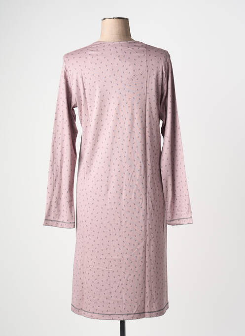 Chemise de nuit manches longues violet CANAT femme
