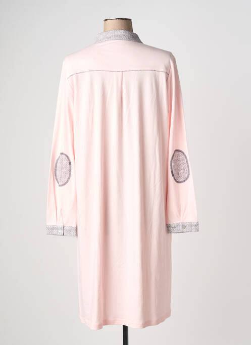 Chemise de nuit manches longues rose CANAT femme