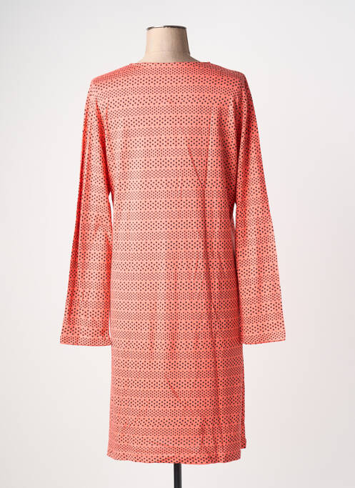 Chemise de nuit imprimé pois orange CANAT femme