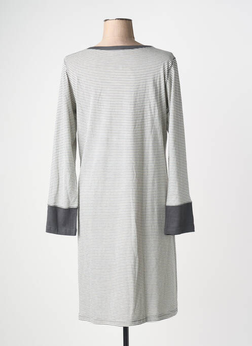 Chemise de nuit imprimé rayures gris CANAT femme